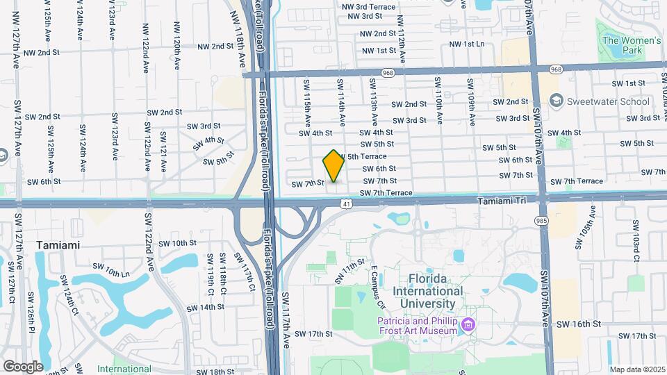 11431 SW 7th Terrace Map and Location Details