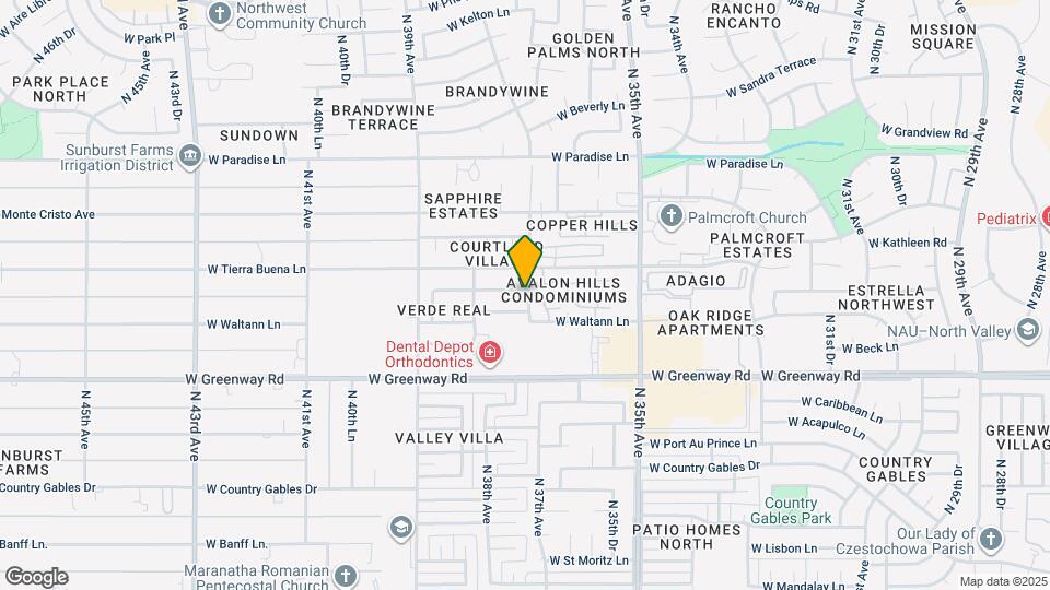 3701 W Carol Ann Way Map and Location Details
