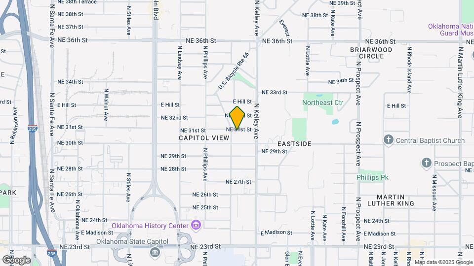908 NE 31st St Map and Location Details