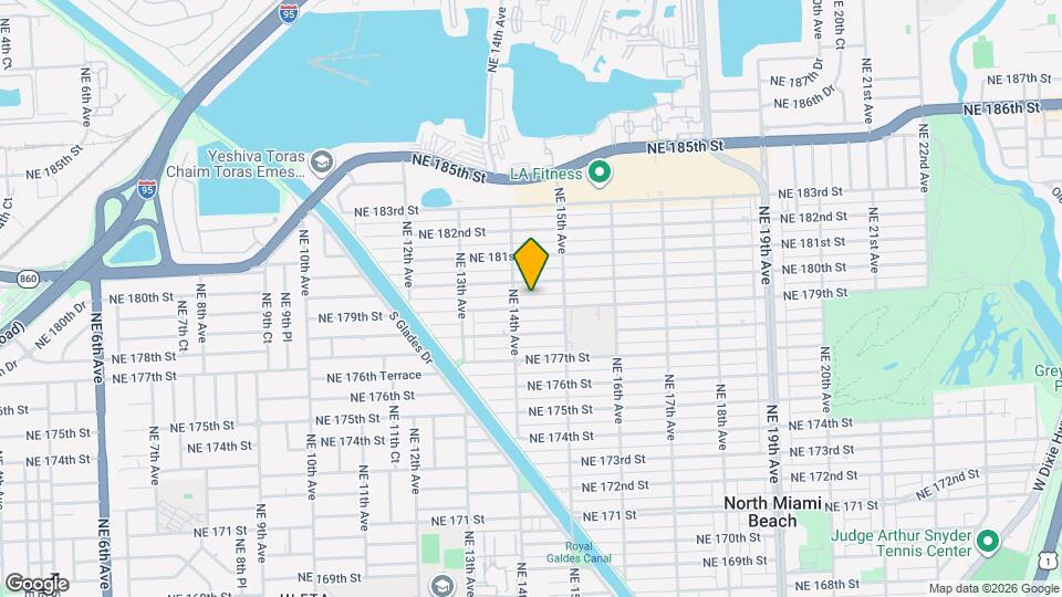 1435 NE 179th St Map and Location Details