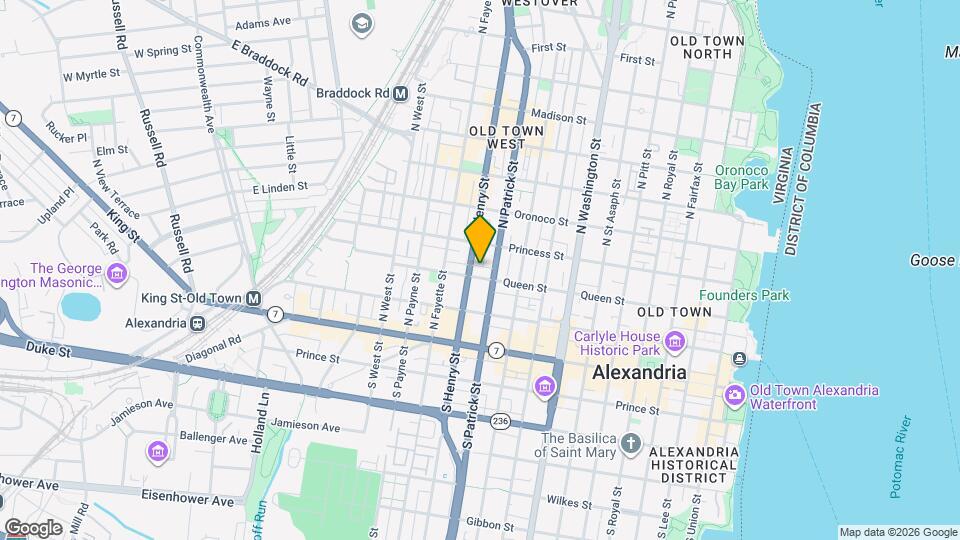 1017 Queen St Map and Location Details