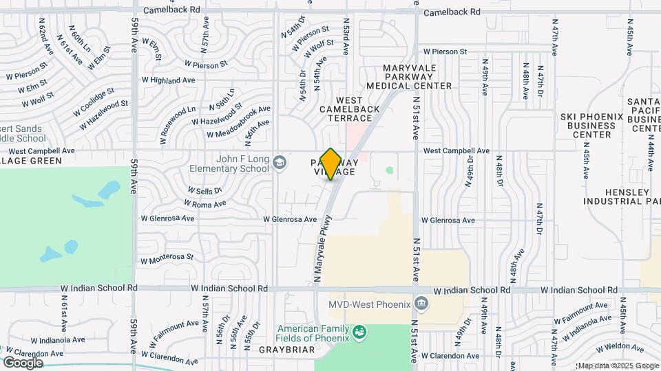 4407 N 53rd Ln Map and Location Details