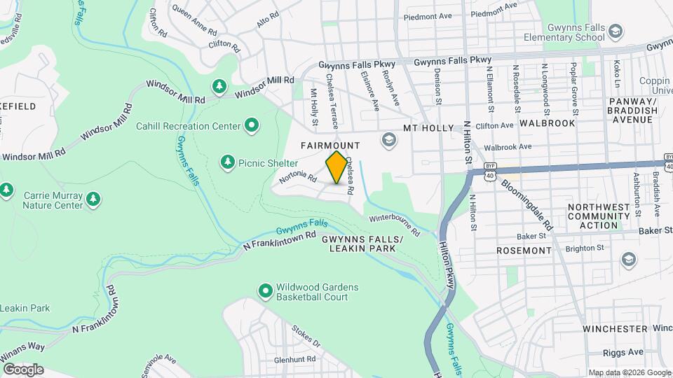 3709 Nortonia Rd, Unit # 2 Map and Location Details