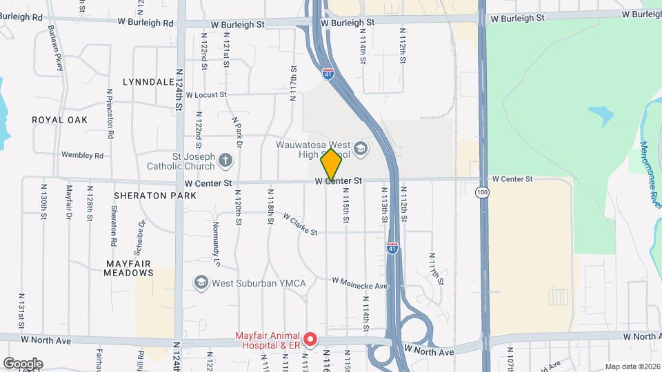 2670 N 116th St, Unit 2670 Map and Location Details