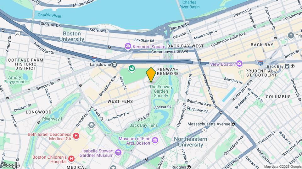 1211 Boylston St Map and Location Details
