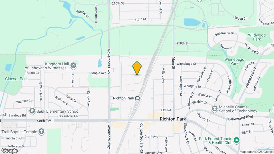 5013 Euclid Ln Map and Location Details