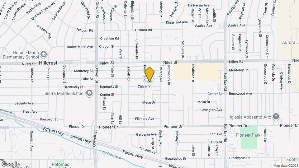 3406 Culver St Map and Location Details