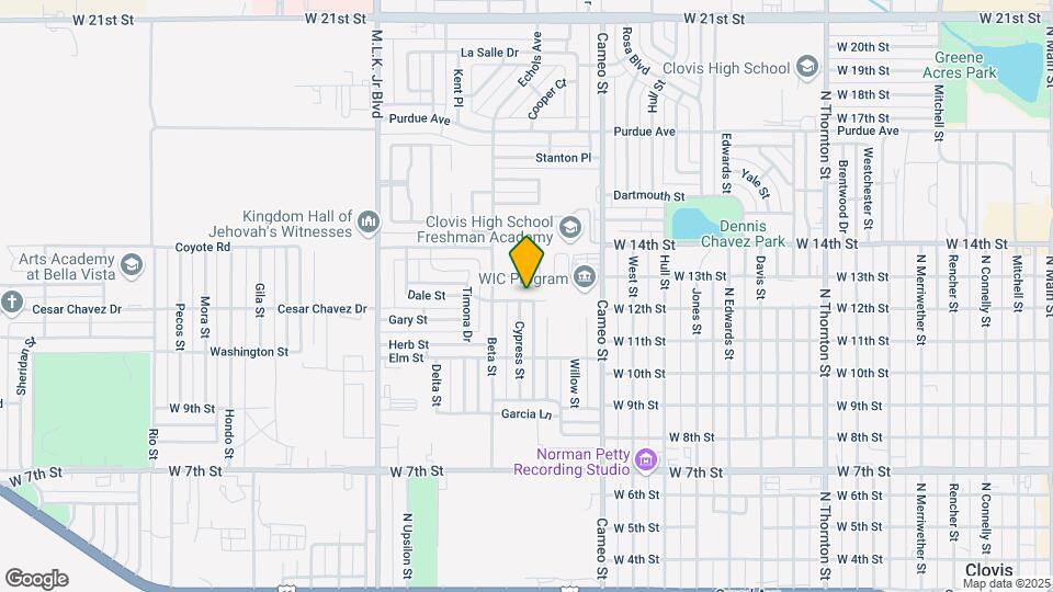1700 W 12th St Map and Location Details