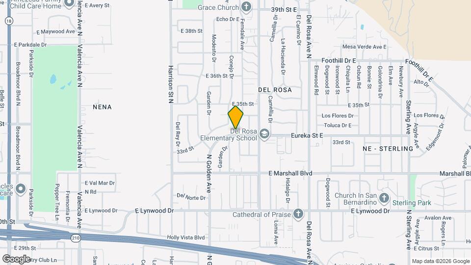 1316 Eureka St E Map and Location Details