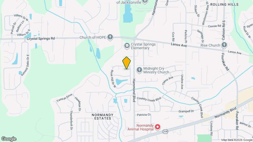1383 Mayberry Ln Mapa y Detalles de la Ubicación