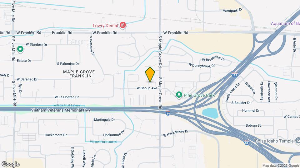 550 S Dalton Ln Map and Location Details