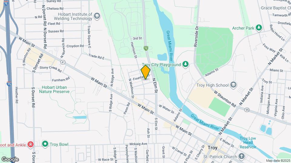 833 Jefferson St Mapa y Detalles de la Ubicación