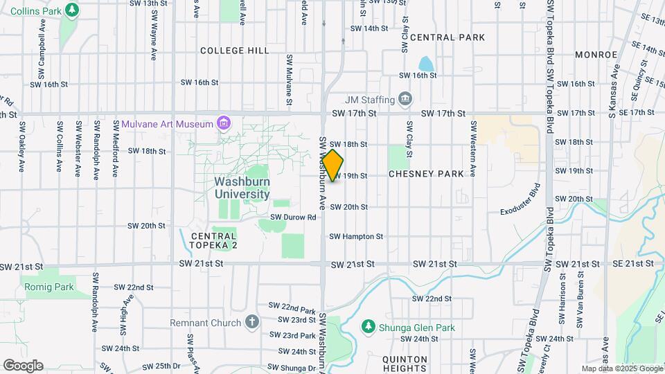 1900 SW Washburn Ave Map and Location Details