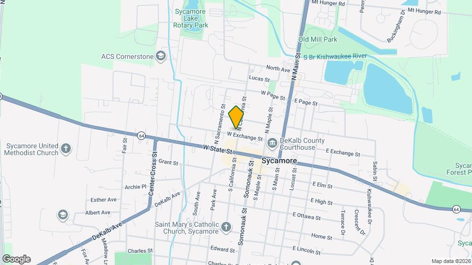 305 W Exchange St Map and Location Details