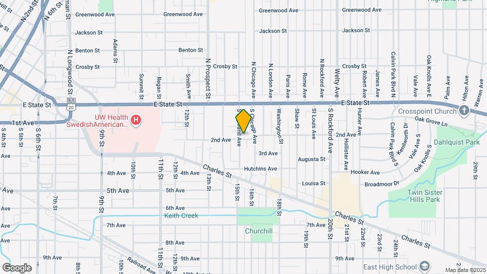 234 S Highland Ave Map and Location Details