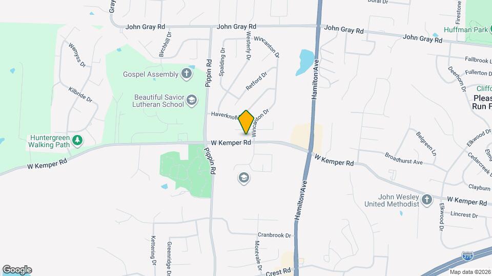 2578 W Kemper Rd Mapa y Detalles de la Ubicación