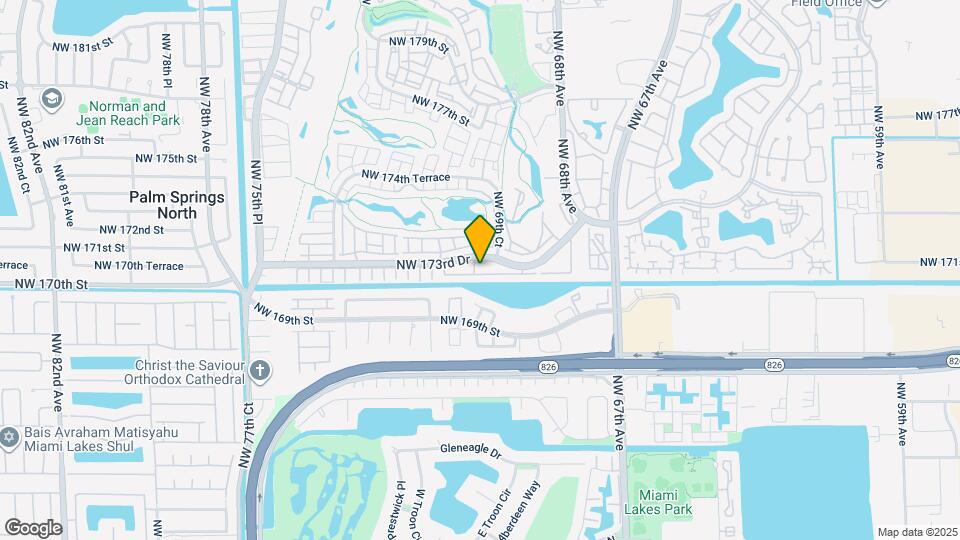 6960 NW 173rd Dr Map and Location Details