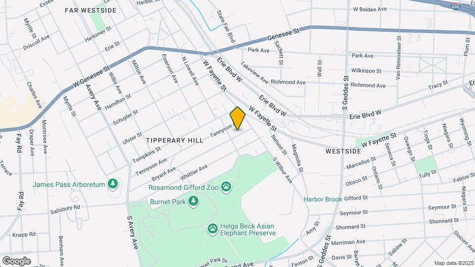 136 Bryant Ave Mapa y Detalles de la Ubicación