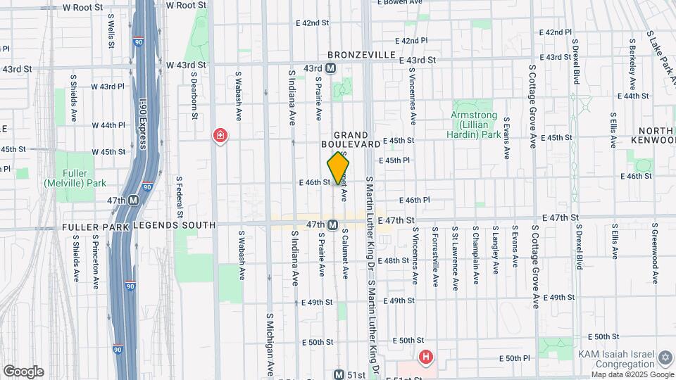 4608 S Calumet Ave Map and Location Details