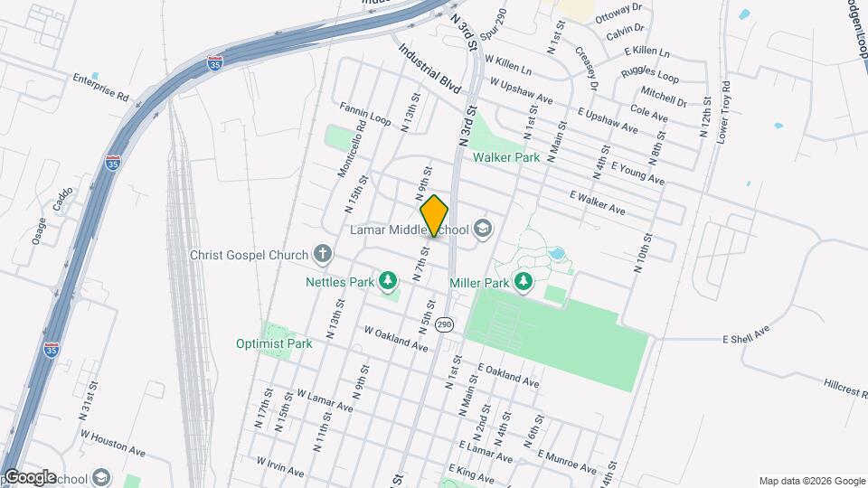 1919 N 7th St Map and Location Details