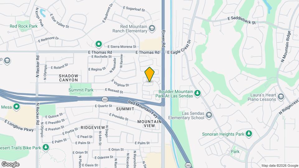 6656 E Virginia St Map and Location Details