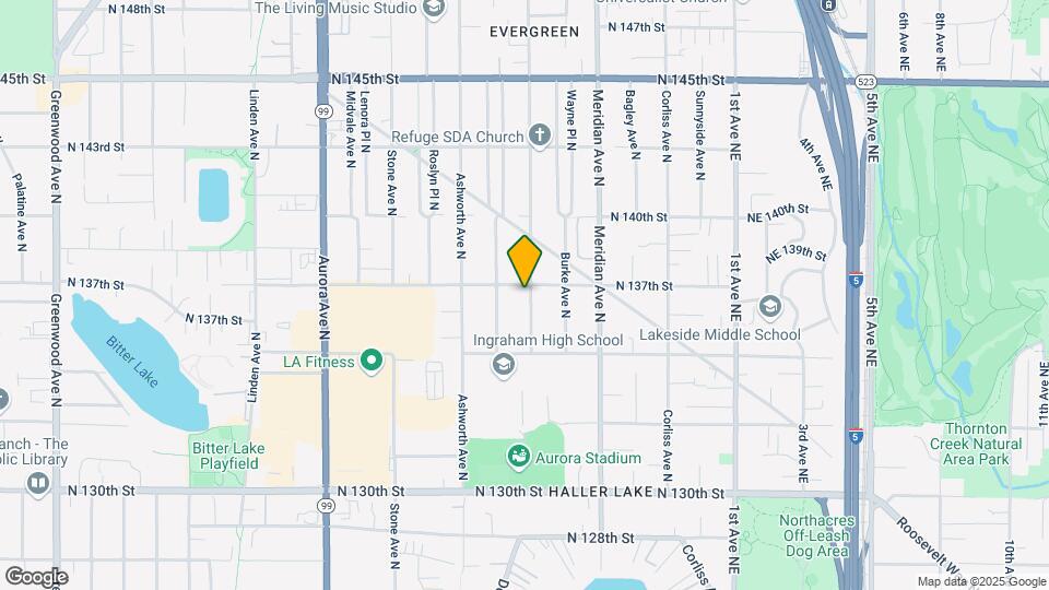 1723 N 137th St Map and Location Details