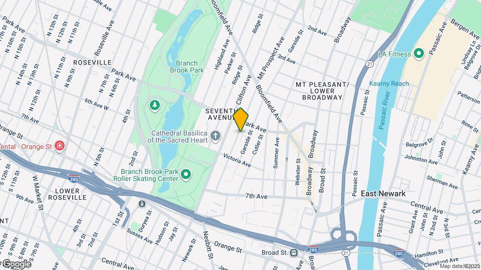 119 Mt Prospect Ave, Unit Main Level Map and Location Details