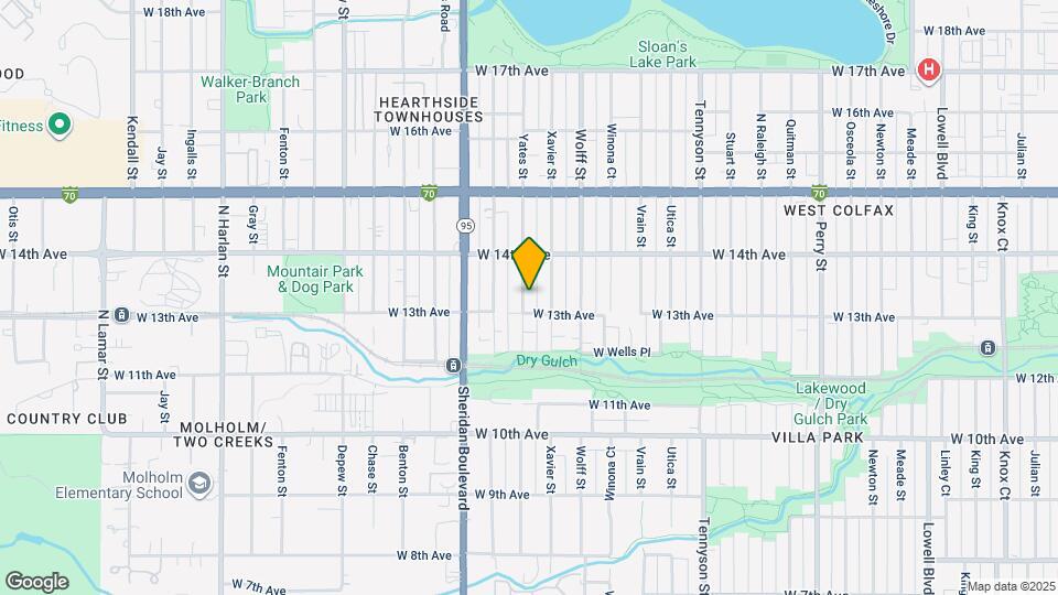1318 Yates St Mapa y Detalles de la Ubicación