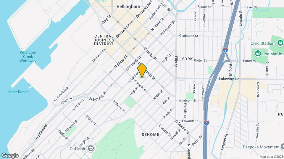 1111 High St Map and Location Details