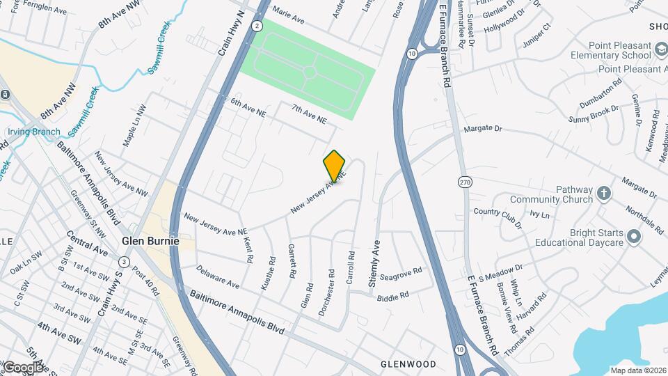 633 New Jersey Ave NE Map and Location Details