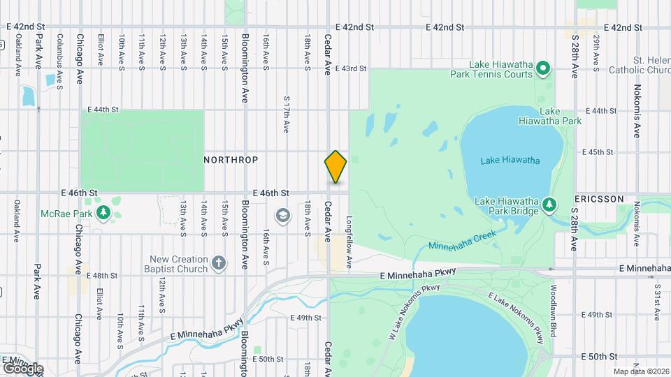 4553 Cedar Ave S, Unit 1 Map and Location Details
