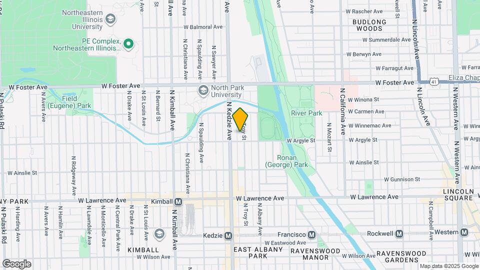 5010 N Troy St Map and Location Details