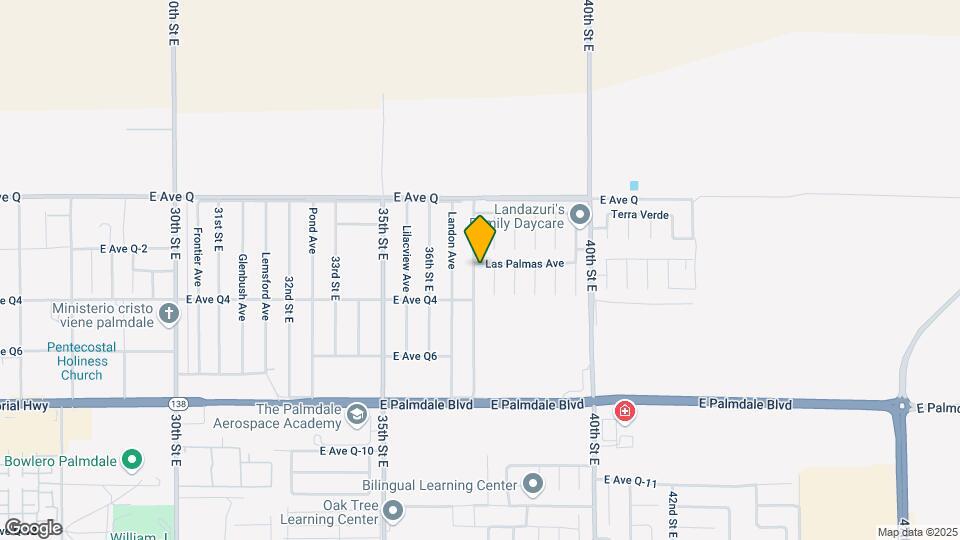 3702 Las Palmas Ave Map and Location Details