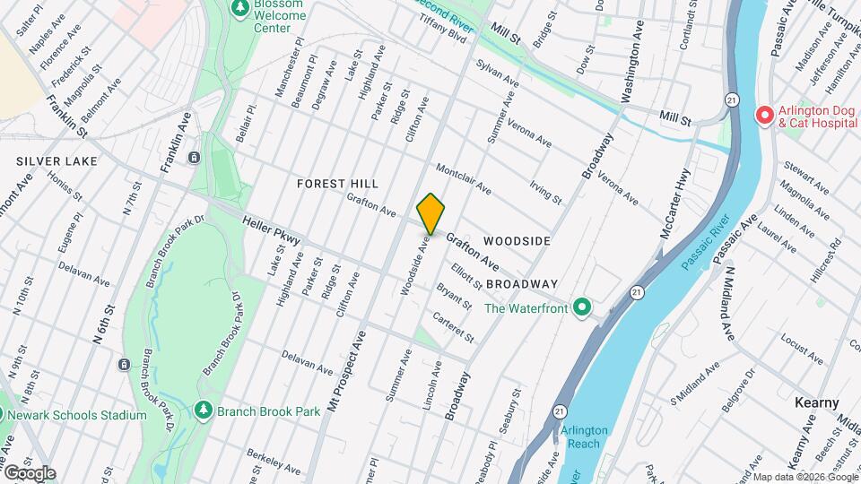 305 Woodside Ave, Unit 3rd floor Map and Location Details