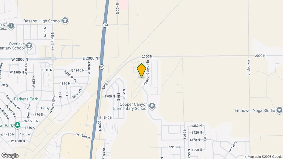 1833 N Blue Iris Ave Map and Location Details