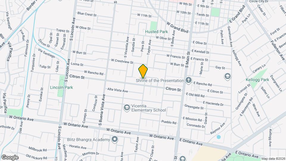 1762 Taylor Ave Mapa y Detalles de la Ubicación