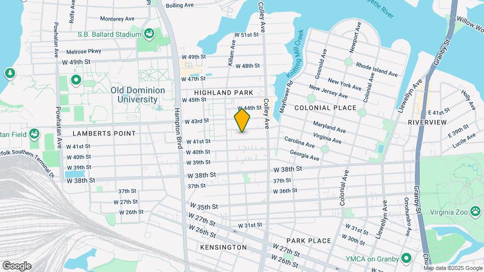 846 W 41st St Map and Location Details