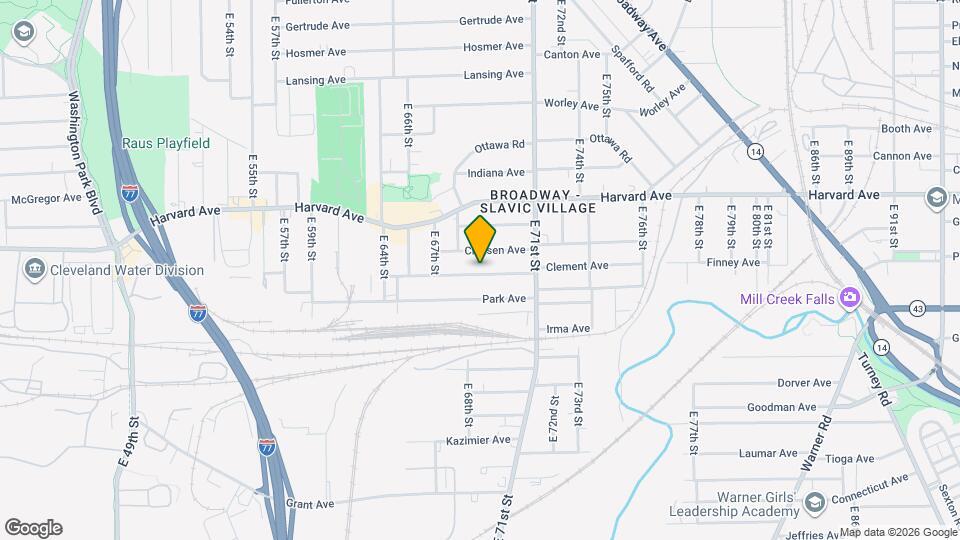 6825 Clement Ave Map and Location Details