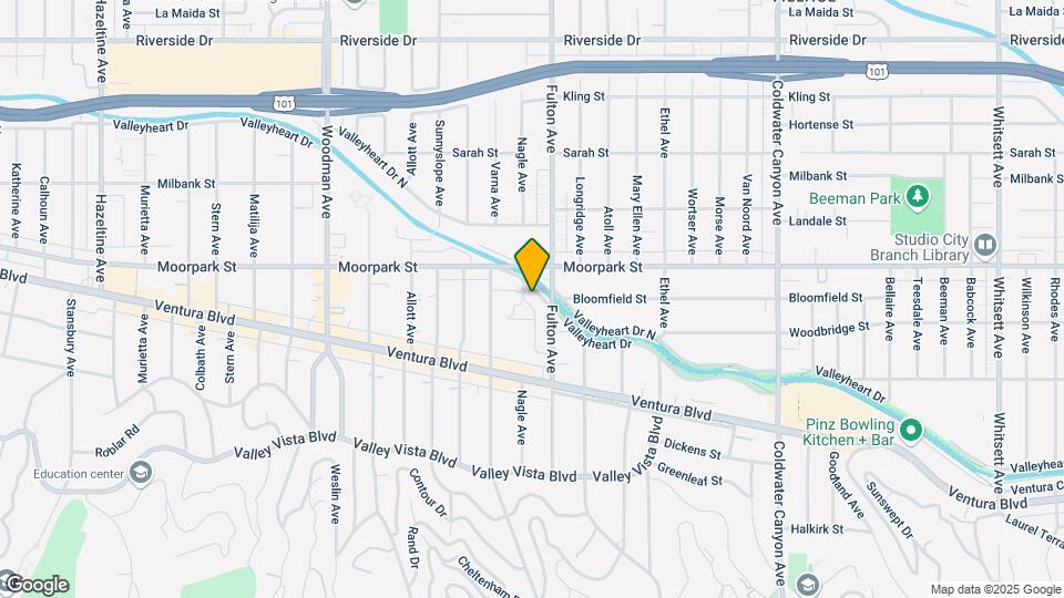 13322 Valleyheart Dr Map and Location Details