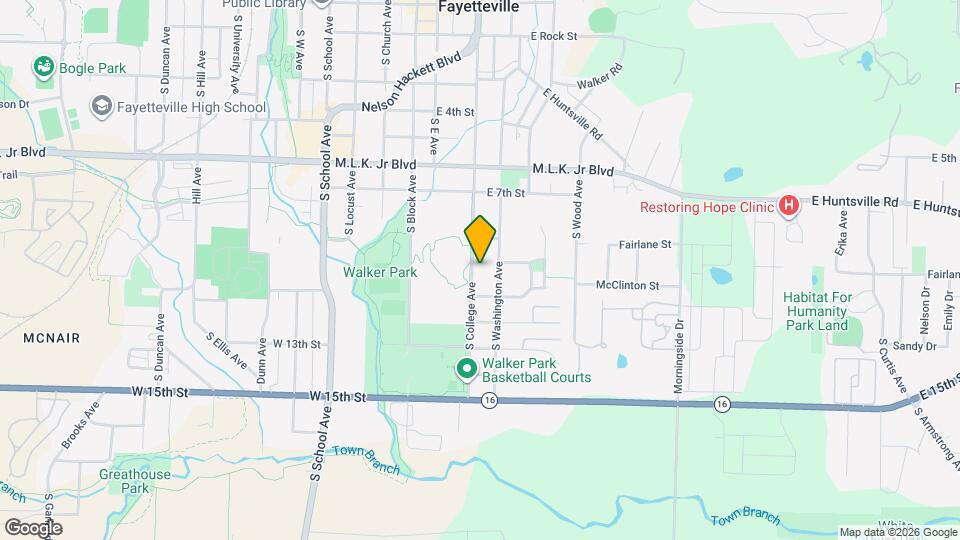 930 S College Ave Map and Location Details