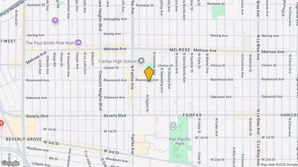 454 N Ogden Dr, Unit 2 Mapa y Detalles de la Ubicación