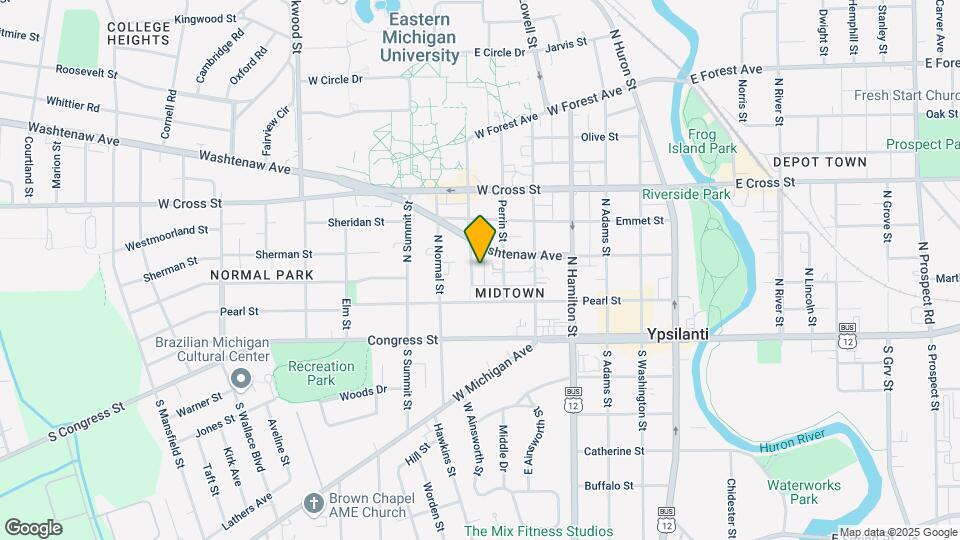 124 College Pl, Unit 1 Map and Location Details