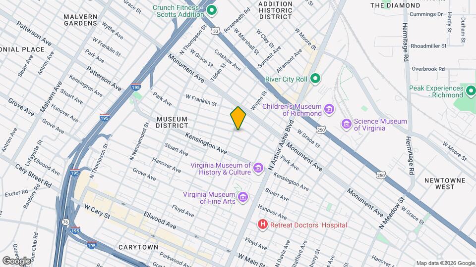 3016 Patterson Ave Map and Location Details