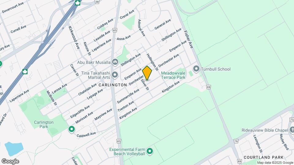 1267 Summerville Ave Map and Location Details