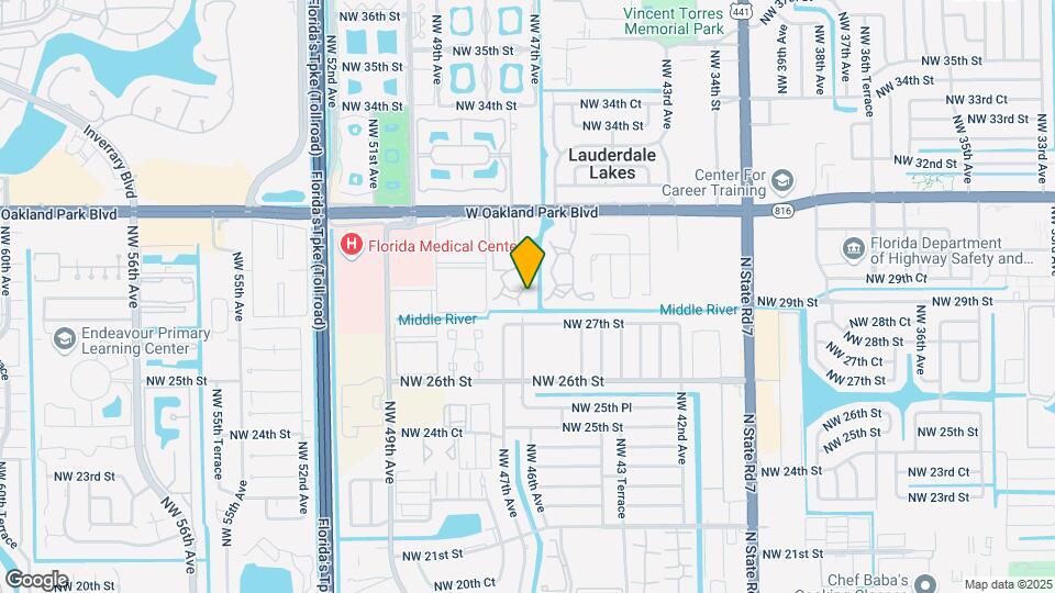 2800 NW 47th Terrace Map and Location Details