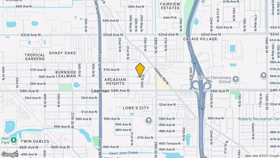 5530 29th St N Map and Location Details
