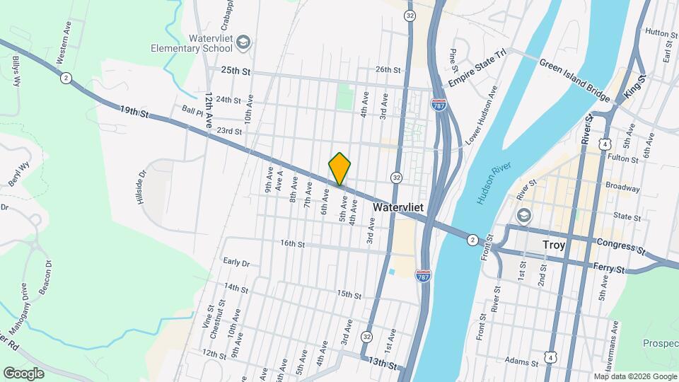504 19th St, Unit 504 19th st Waterville NY 12189 Mapa y Detalles de la Ubicación