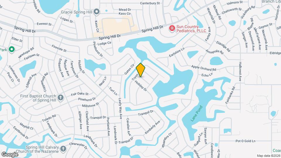 7500 Lullwater Ave Map and Location Details