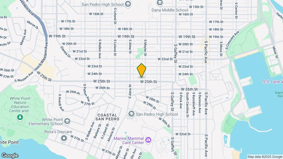 922 W 25th St Map and Location Details