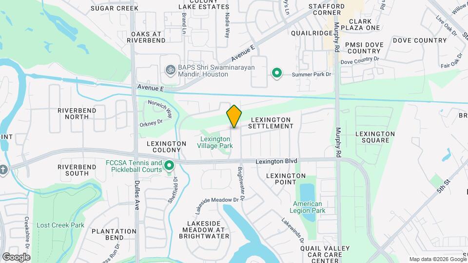 1119 Lexington Green Dr Map and Location Details